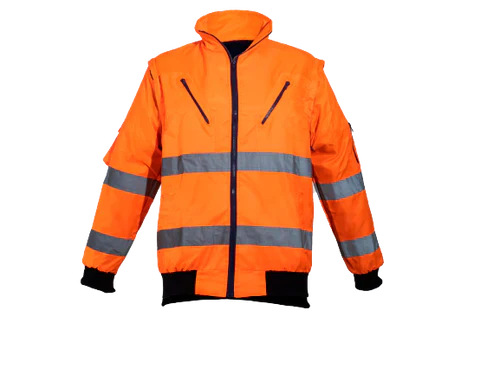 Premium Hi-Viz Reflective Bunny/Bomber Jacket