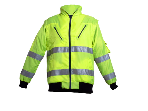 Premium Hi-Viz Reflective Bunny/Bomber Jacket